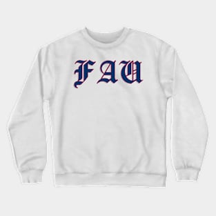 FAU Sticker Crewneck Sweatshirt